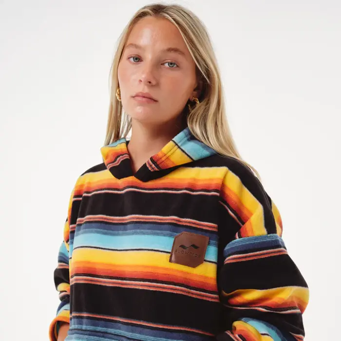EcoLounge Recycled Fleece Poncho - Image 3