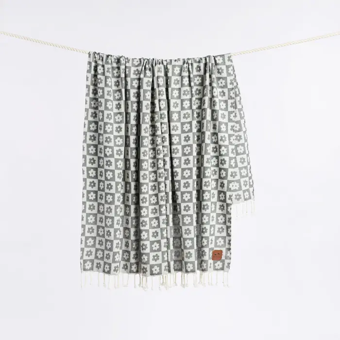 Solora Turkish Cotton Blanket - Image 3