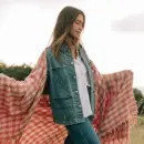 Eco-Friendly Oversized Chambray Blanket