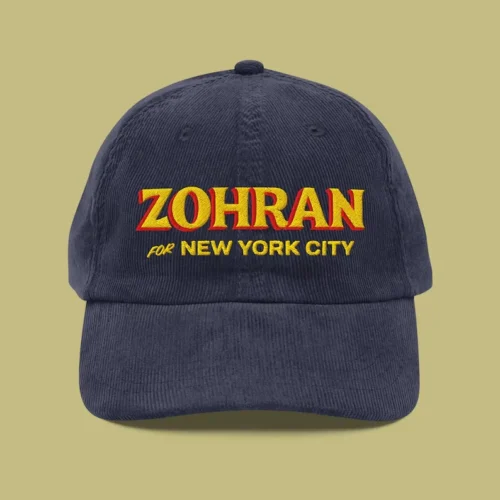 "Zohran for New York City" Corduroy Cap